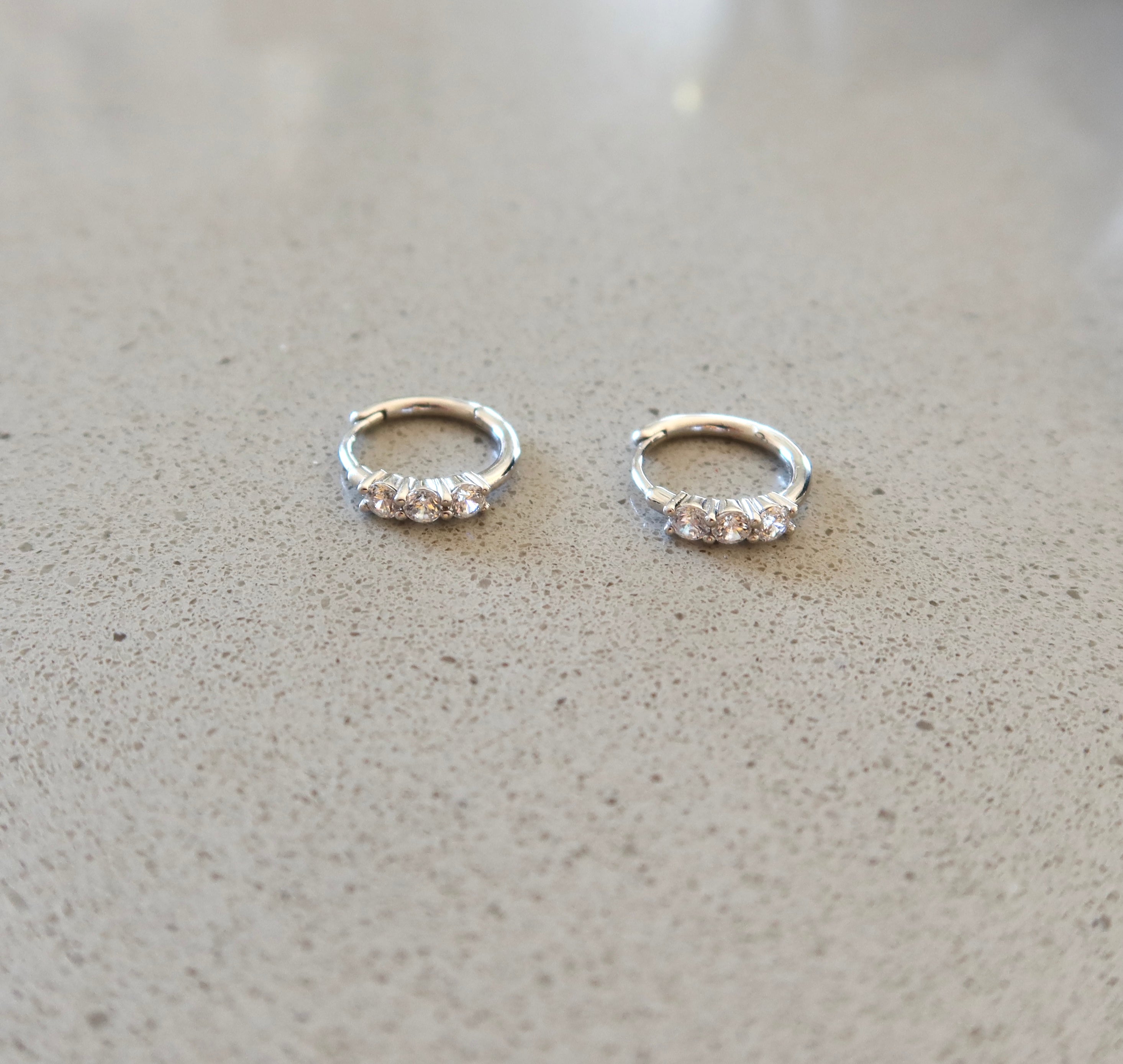 Lily Hoops - Silver