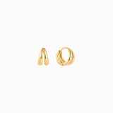 Iris Hoop - Gold Vermeil