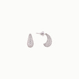 Teardrop Earrings - Silver