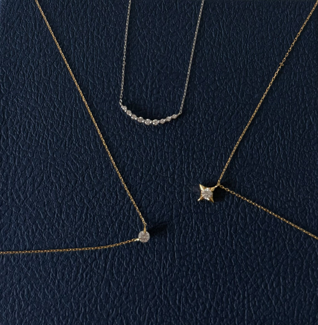 Sourire Necklace - 18k White Gold