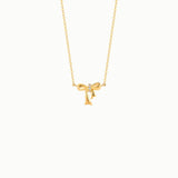 Bow Necklace -Gold Vermeil