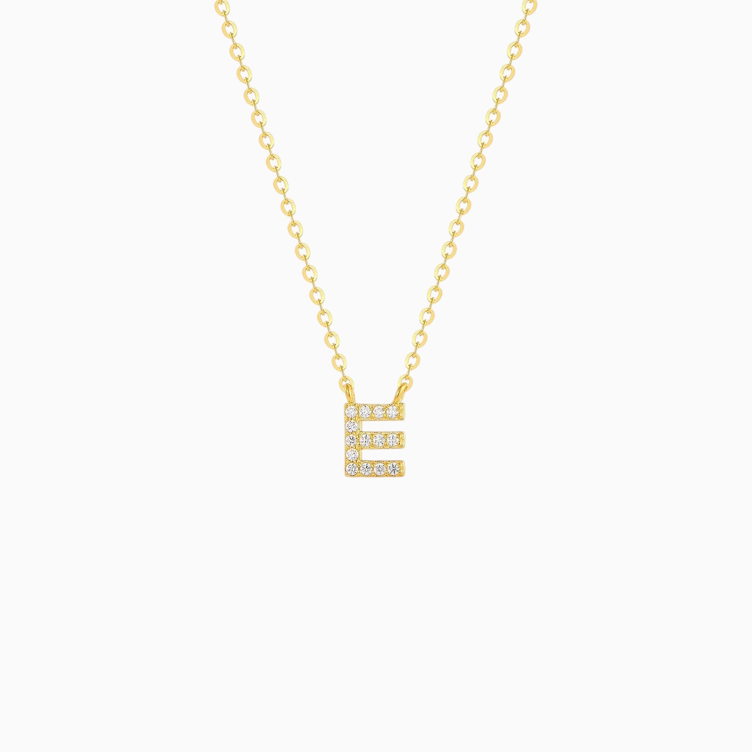 Eva Mini Initial Necklace - Gold Vermeil