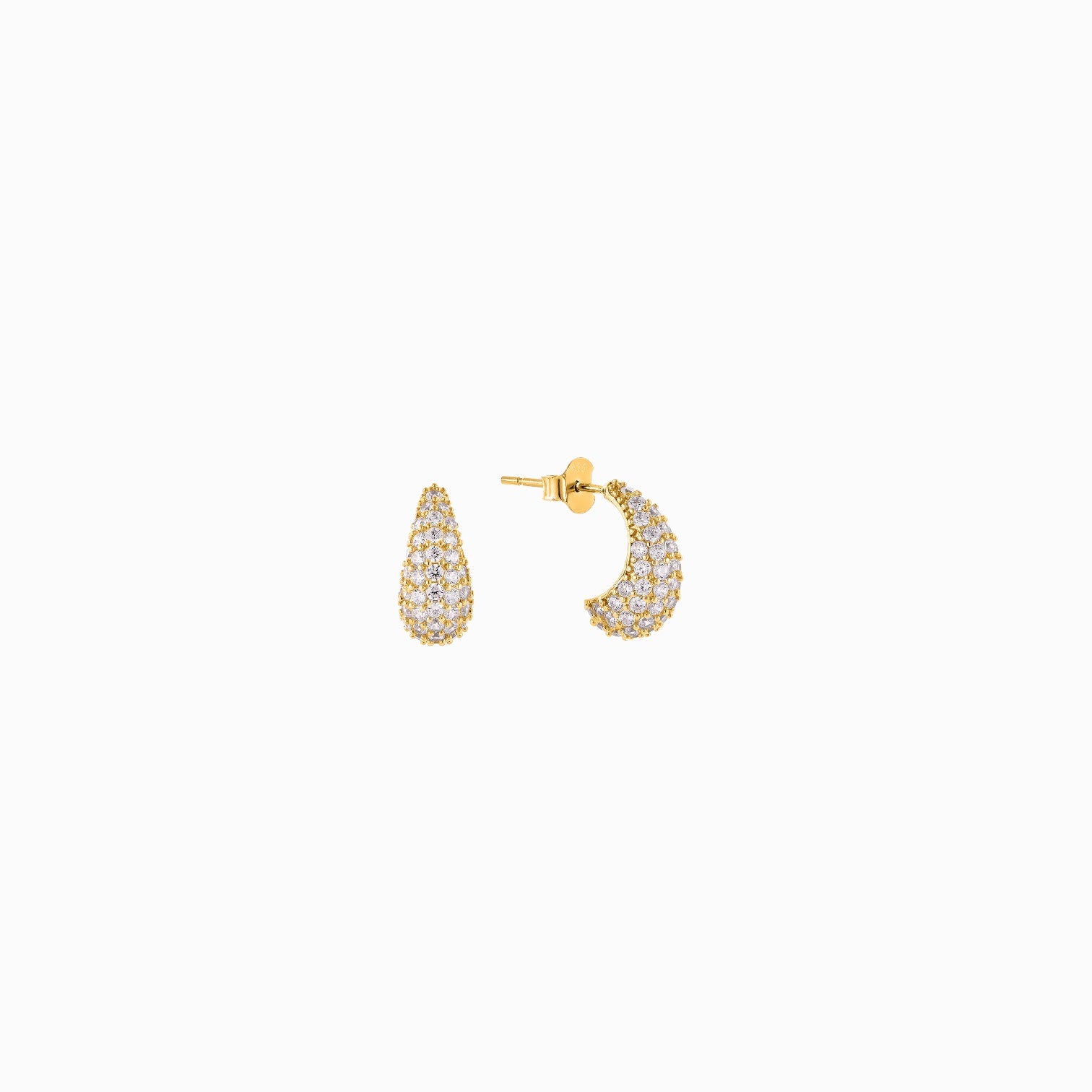 Emma Teardrop Earrings - Gold Vermeil
