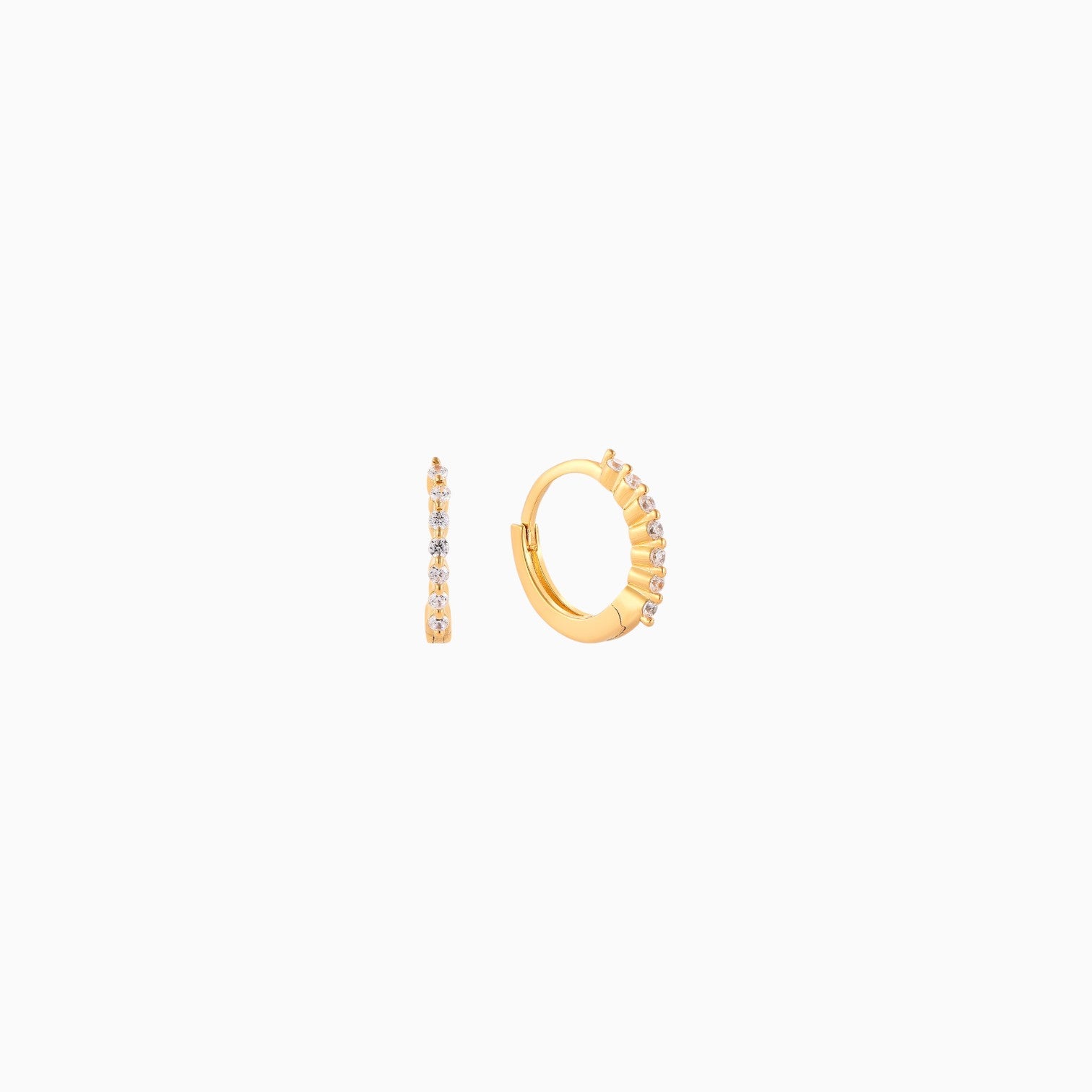 Camila Hoops -  Gold Vermeil