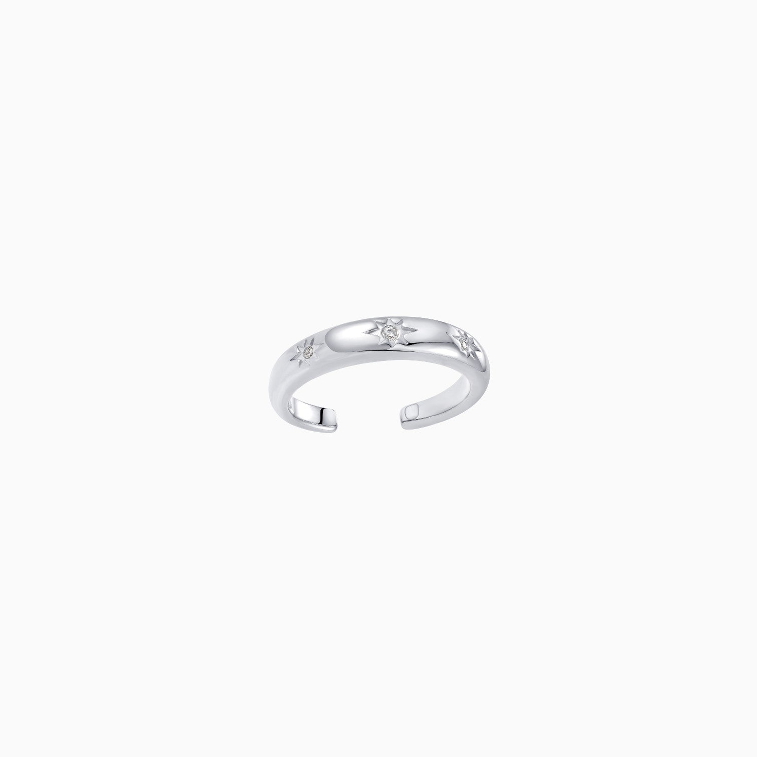 Naya Open Ring - Silver
