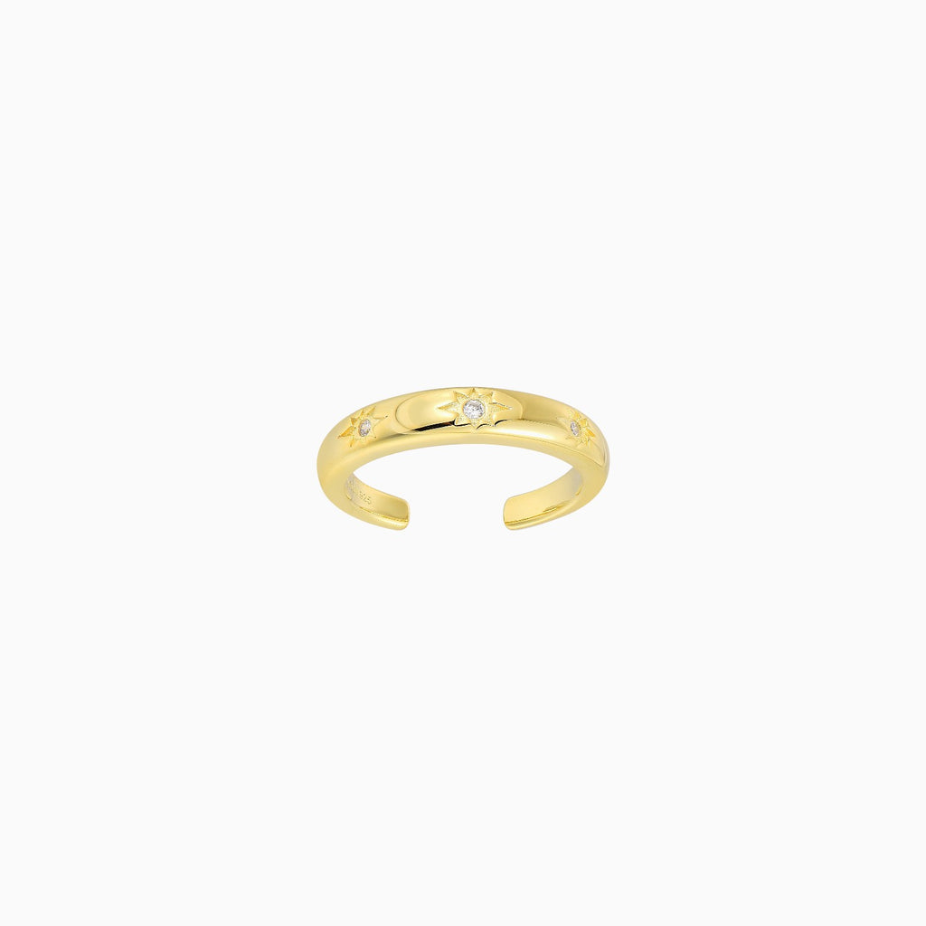 Naya Open Ring - Gold Vermeil