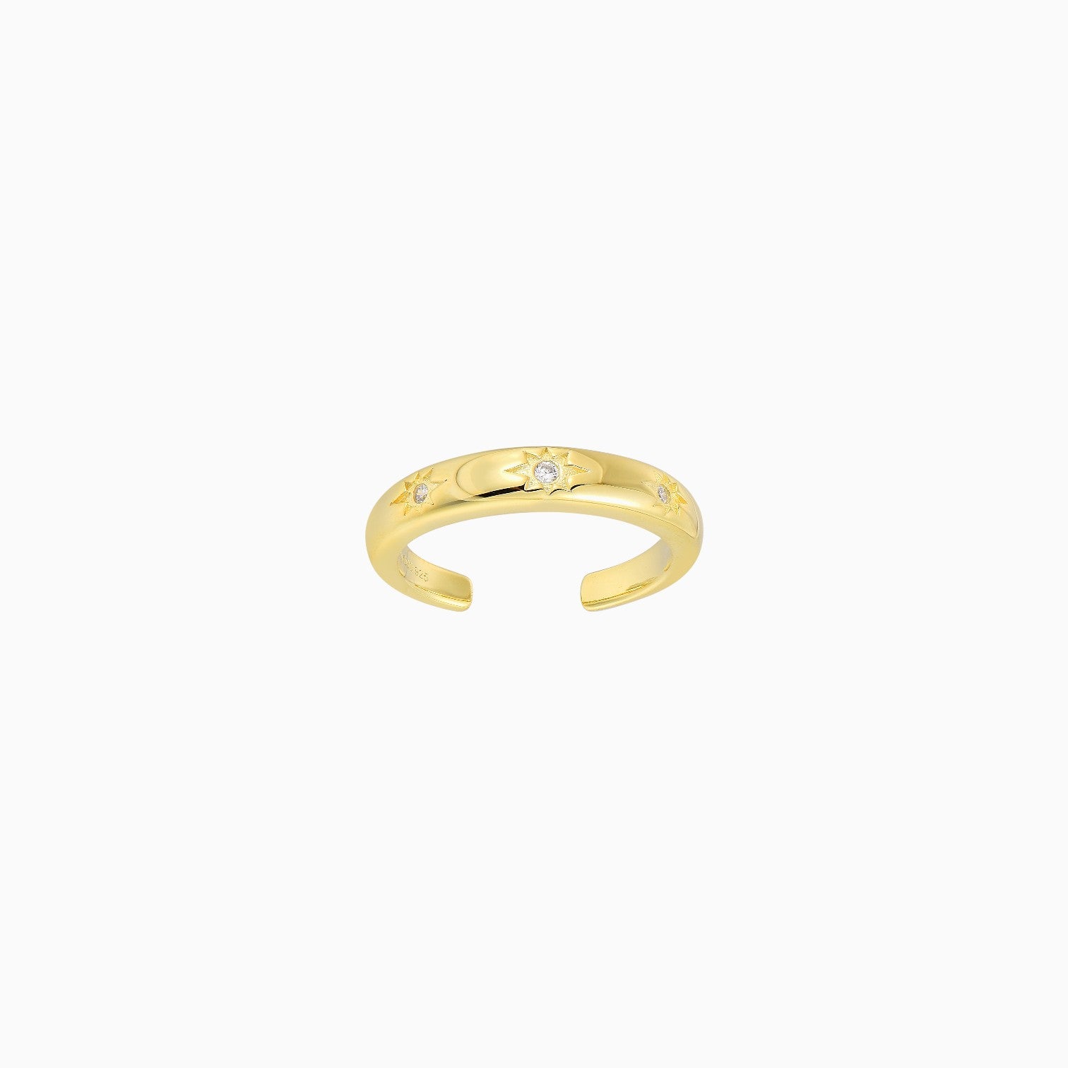 Naya Open Ring - Gold Vermeil