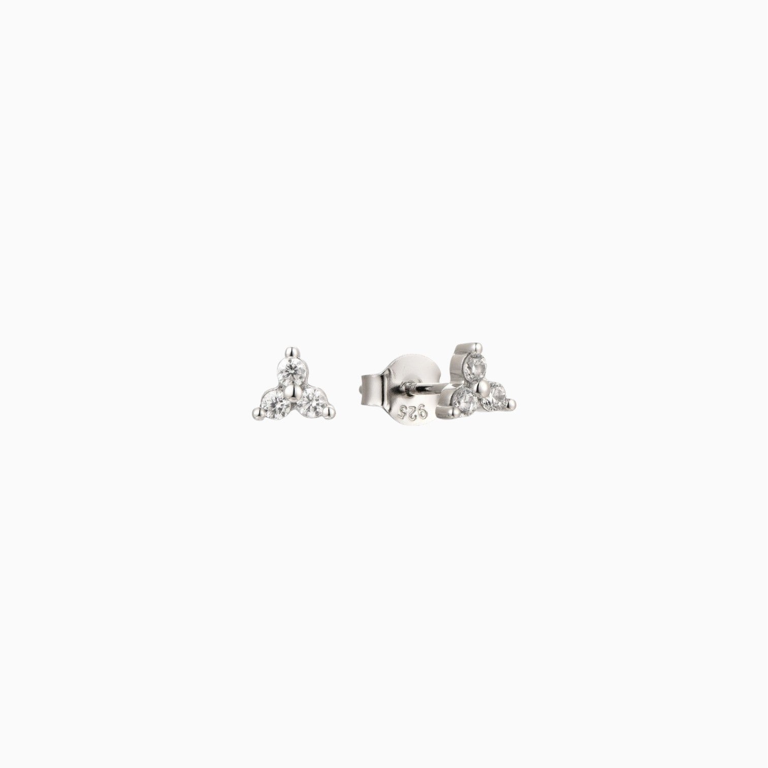 Trio Earrings- Silver