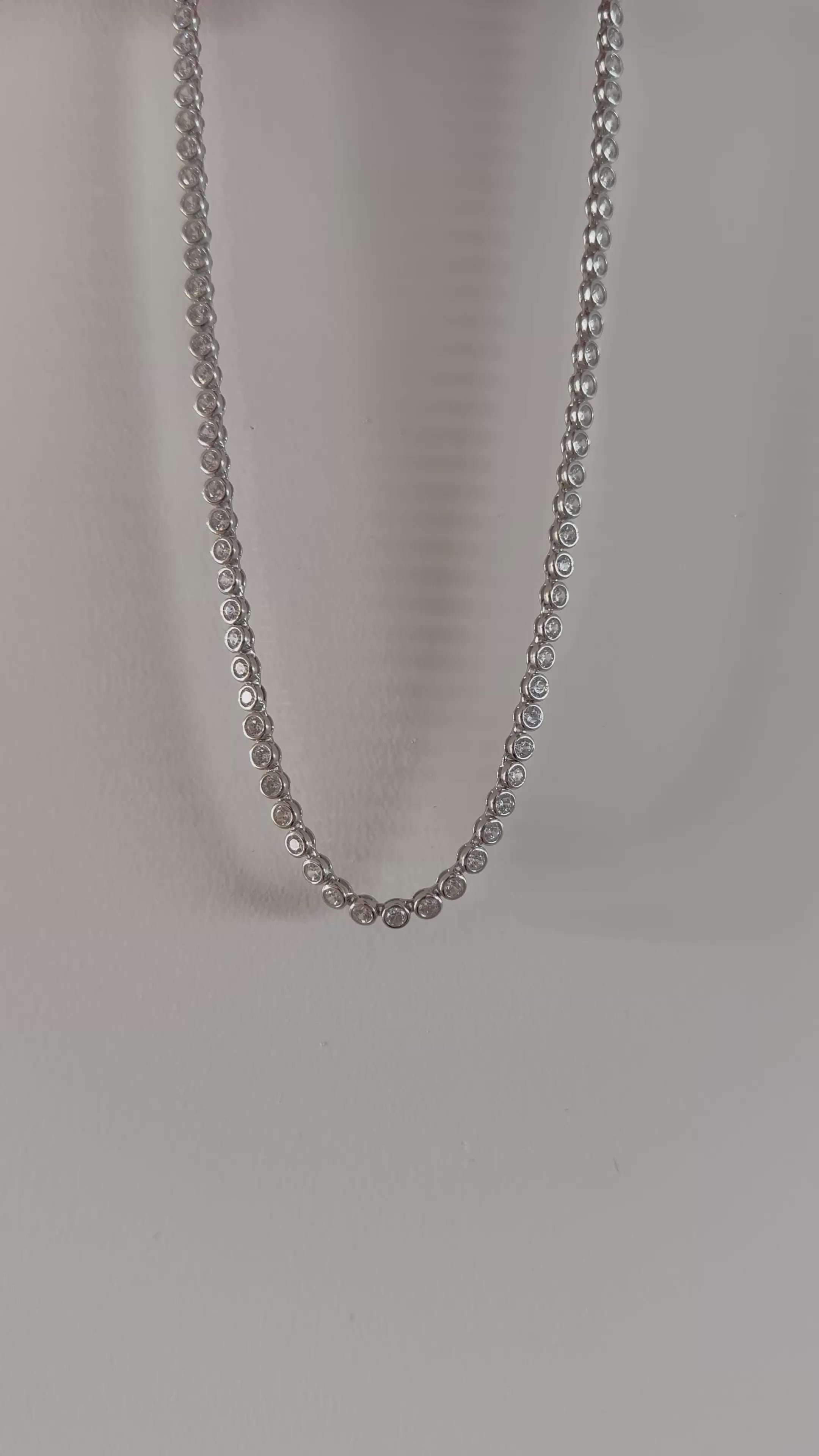 Alya Tennis necklace - Silver