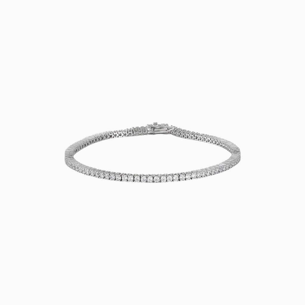 Pia Tennis Bracelet - Silver